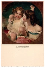 Sir Thomas Lawrence Caimady Children Art Vintage Postcard Unposted
