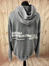 Velour Garments Heavyweight Hoodie Large Bodybuilding Year One All In Forever