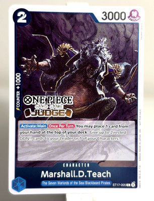 Marshall.D.Teach ST17-005 (Judge Pack Vol. 7) - Limitierte exklusive Karte für Richter