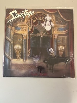 SAVATAGE - GUTTER BALLET / VINYL RECORD ALBUM LP 1989 / 82008-1 / Vinyl VG+