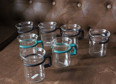 Vintage BODUM Bistro Carsten Jorgensen 200ml Kaffee Tee Tasse Glas Teeglas