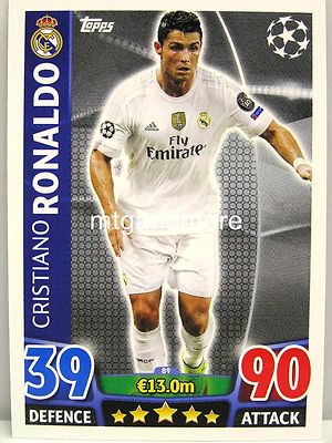 Match Attax 2015/16 Champions League - Real Madrid - Karte aussuchen