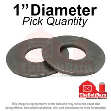 1" SAE Flat Washers Grade 8 Steel Plain Oil Pick Quantity