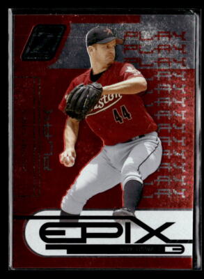 Roy Oswalt #'d /750 - 2005 Donruss Zenith Epix Play Orange #E-14 Houston Astros