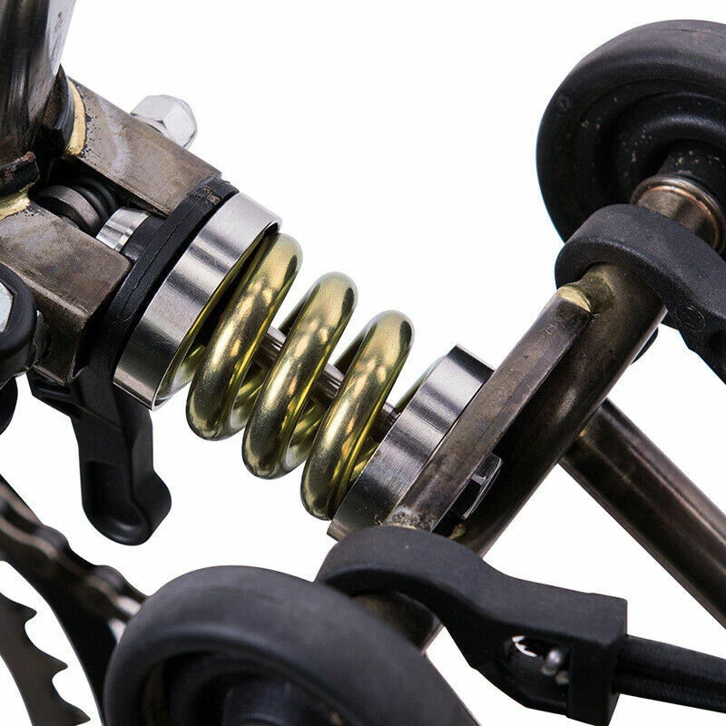 Rockbros Bike Rear Shock Spring Bike Titanium Shock Absorber For Folding E-bike - Image 3 of 4