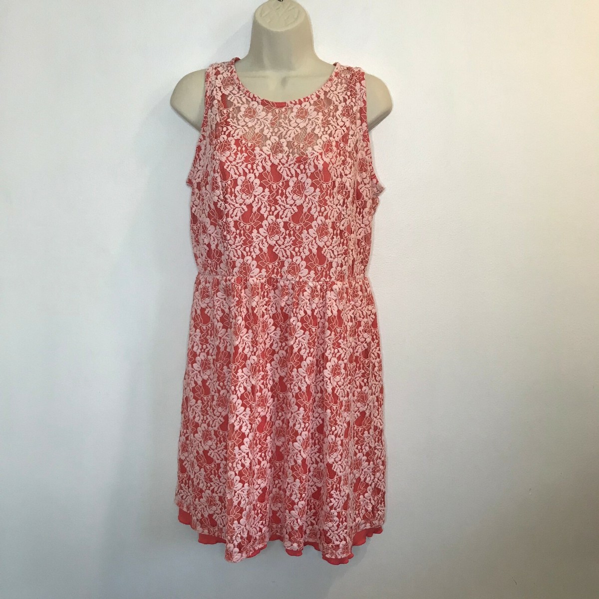 Cynthia Rowley Size 14 Lace Dress Sleeveless Orange White Coral Mini Cocktail | eBay Cynthia Rowley Size 14 Lace Dress Sleeveless Orange White Coral Mini Cocktail | eBay