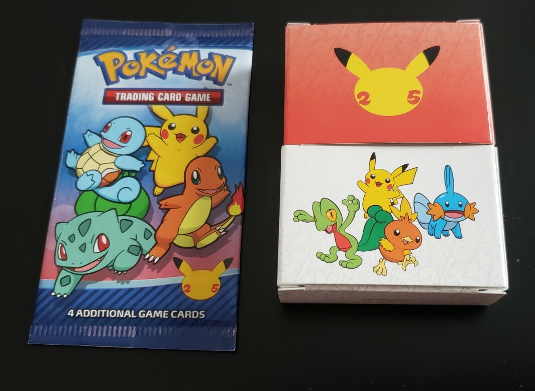 Pokemon 25th Anniversary McDonalds Special Promo Sealed Pack