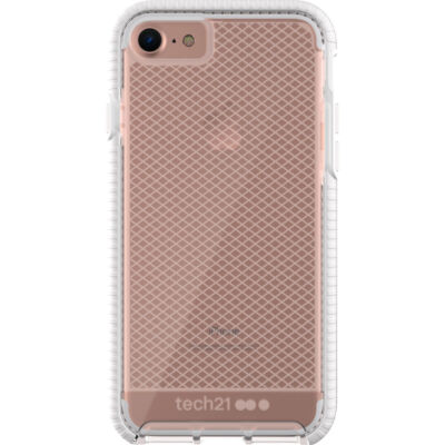 tech21 Evo Check Case für iPhone 7 / 8 / SE (2020 & 2022) - Klar / Weiß