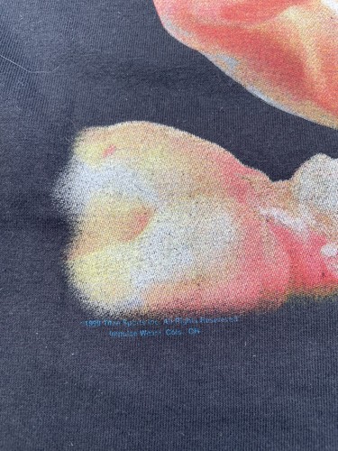 Vintage WWF The Rock Rocky Maivia T-Shirt WWE RARE - Picture 6 of 6