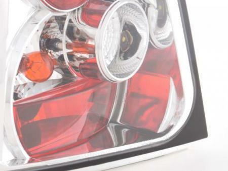 DURCHSICHTIGE CHROM LOOK RÜCKLEUCHTEN LAMPEN FÜR SKODA OCTAVIA 1U 1996-2002 MODELL - Bild 5 von 6