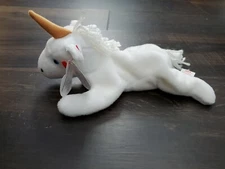 Mystic The Unicorn # 4007 Ty Beanie Baby, PVC Pellets. NEW 