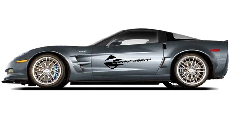 STINGRAY Vinyl Decal Racing Stripes Sticker 11x36 qty 2 (Fits Chevy CORVETTE C6) - Image 3 of 4
