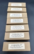 Lot of 7 NOS Vintage Triplett Illumination Kits 66A-80 for 420-G, 320-G, 220-G