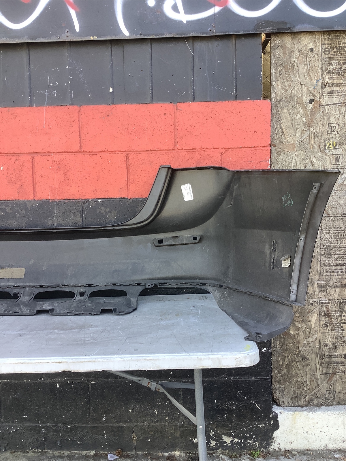 2014 2015 2016 2017 MASERATI GHIBLI REAR BUMPER COVER OEM USED