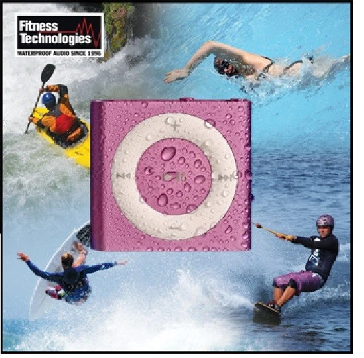 Swim iPOD Shuffle MP3 Player & Buds 100% Waterproof - PINK - Superior Bundle - Image 3 of 4