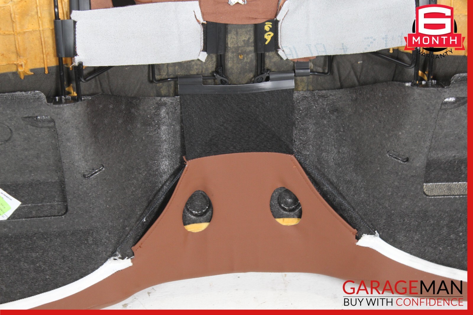 14-17 Maserati Quattroporte M156 Rear Seat Cushion Bottom Lower Brown OEM