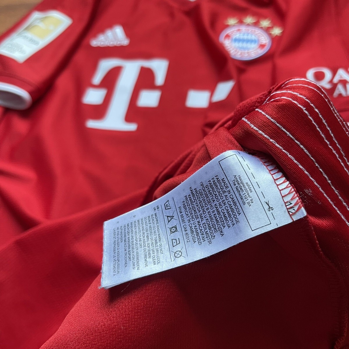 Bayern München 2018/19 Home Shirt Ribéry #7 – Size M – Shorty Football Shirts