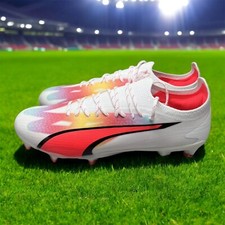 PUMA ULTRA ULTIMATE FG BREAKTHROUGH PACK WHITE FIRE ORCHID 107311-01 Men Sz 12.5