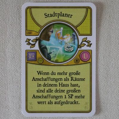 Agricola (Lookout Spiele): Promokarte L-Deck Stadtplaner