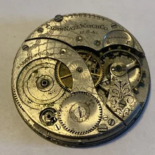 Elgin Pocket Open Face Movement 12 Size 7 Jewel Grade 234 Mod 3 Good Staff