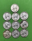 Washington Quarter Set 1960-1964 - 10 coins VG or Better