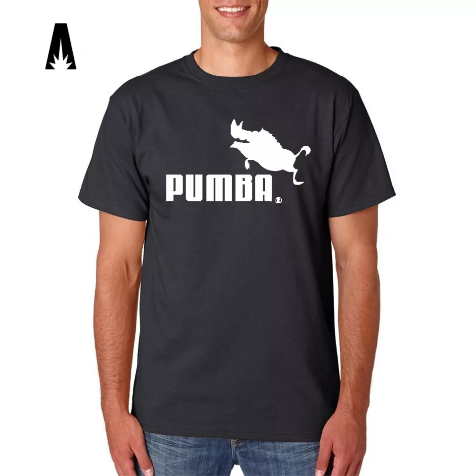 R 0106 PUMBA Walt Disney HAKUNA MATATA Puma Timon Lion King T shirt Tee Camiseta