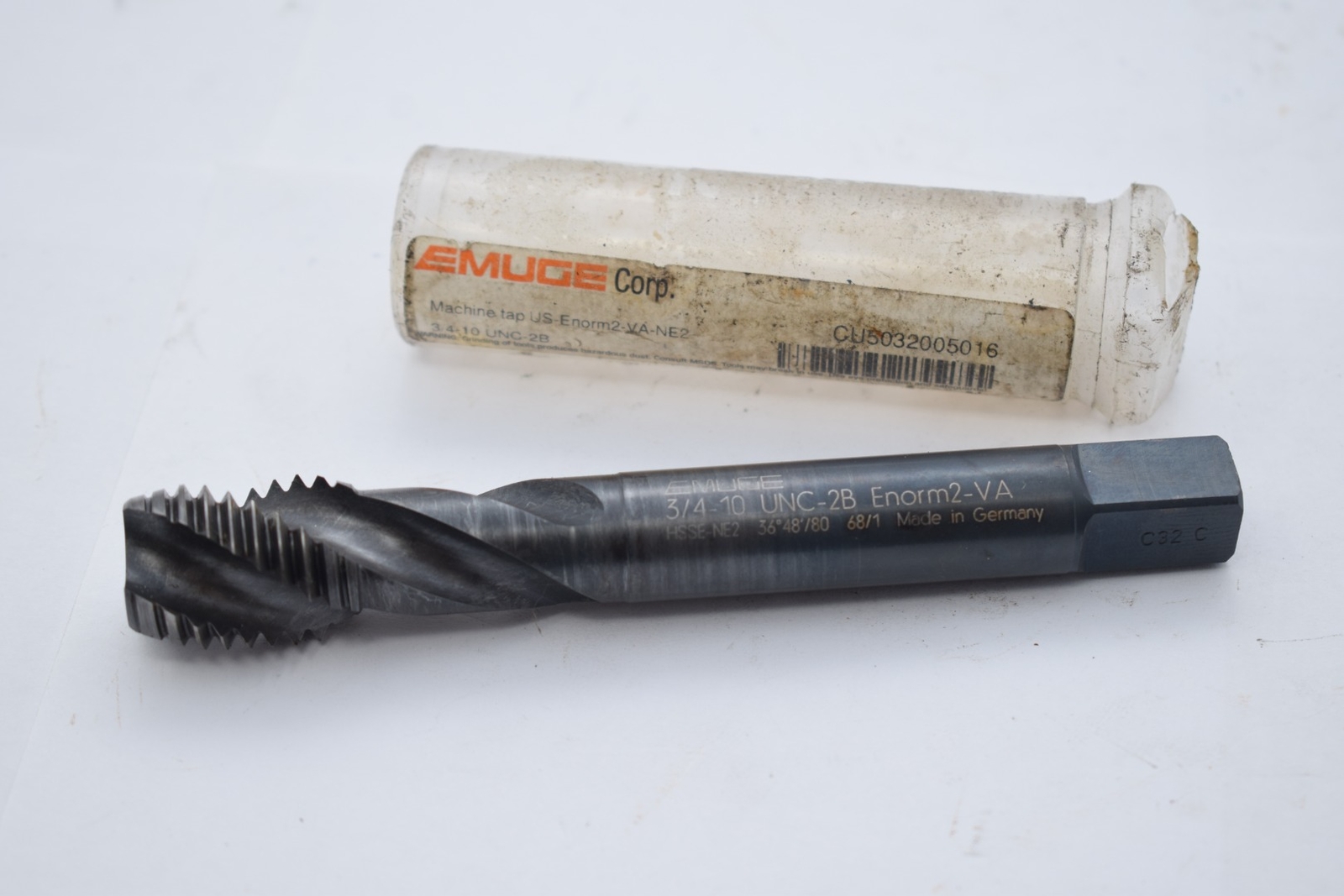 Emuge CU503200.5016 Enorm 2-VA CU503200 Form C Reduced Shank Spiral ...
