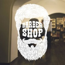 Barber Shop wall sticker hipster beard graphics quote decal art bb44