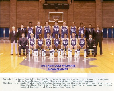 1978 kentucky basketball roster