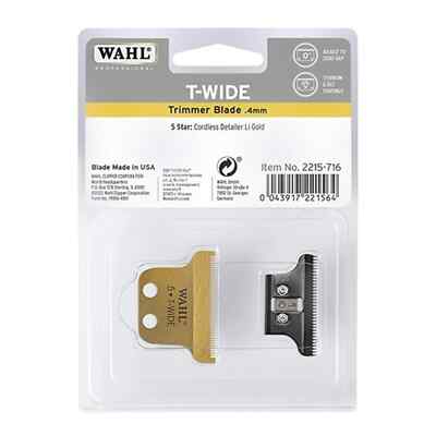 WAHL CURLESS GOLD DETAILER LI T WIDE (DOUBLE WIDE) TRIMMERMESSER | 2215-716
