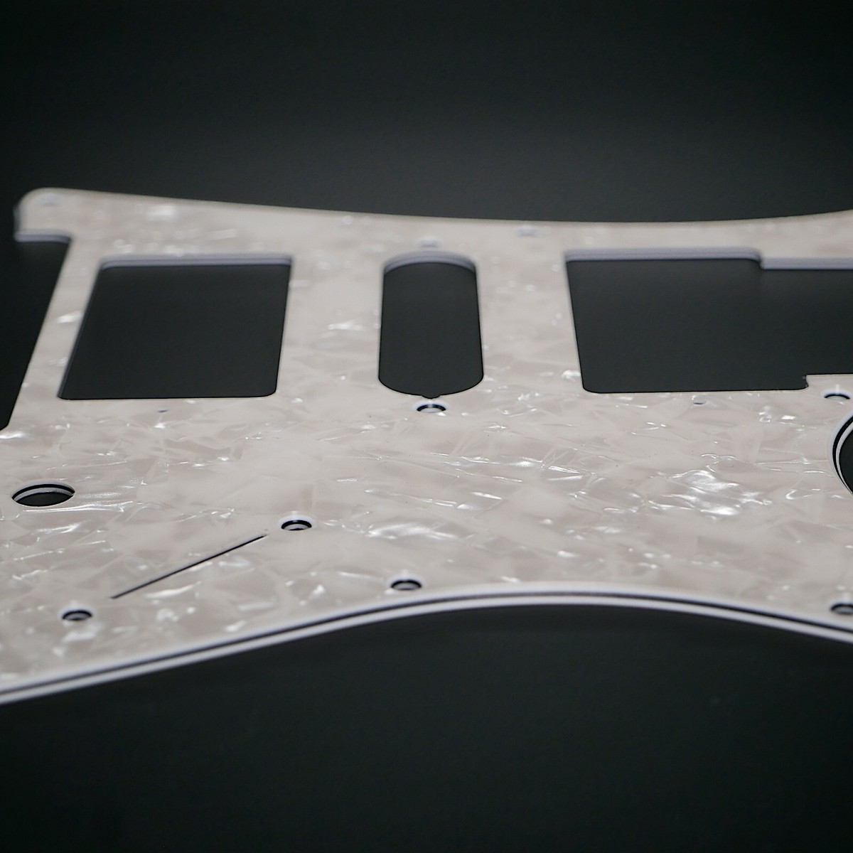 Ibanez Jem Series Pickguard • 4-ply White Pearl • Custom Pickguard