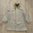 Grenfell Made In England Men's Coat Size L Beige Very Rare