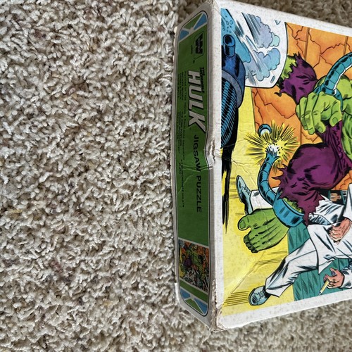 Whitman The Incredible Hulk Puzzle 100 Pieces 14 in x 18 in Complete 1983 VTG - Picture 2 of 7