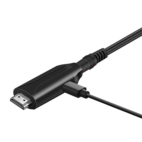 SCART To HDMI Adapter Cable 1-Meter Converter Converter HD Video Audio HD TV - Imagen 6 de 9