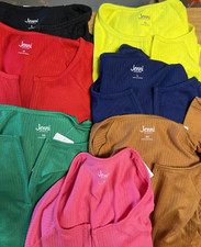 Jenni Women's Split-Neck Pajama Top, Various Colors and Sizes- U Pick PJT1