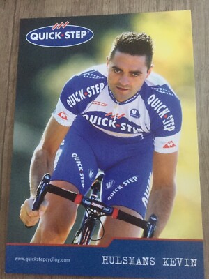 CYCLING cycling card cycling card HULSMANS KEVIN (QUICK STEP)
