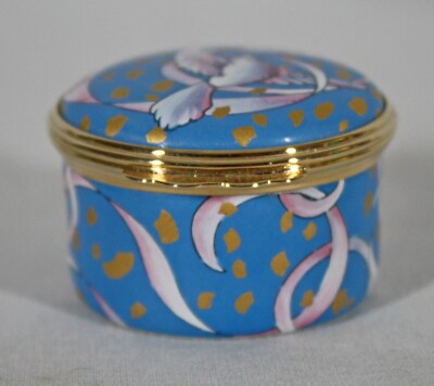 Halcyon Days Enamels Tiffany &Co ビニーベア缶 TIFFANY DESIGN HALCYON DAYS BILSTON & BATTERSEA HAPPY NEW YEAR