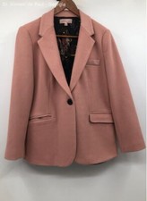 Philosophy Pink Single Button Waffle Knit Blazer - Size 6