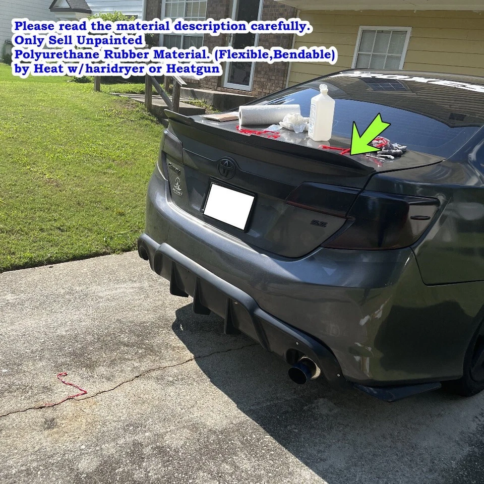 Alerón trasero de maletero KmhSpeed 255YC para Toyota Camry XV50 2012~2014 Foto 3 de 4