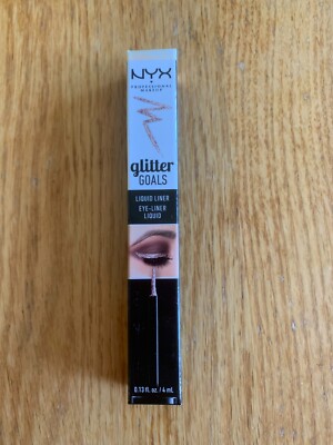 Brandneu & Originalverpackt NYX GLITTER GOALS Liquid Eyeliner 4ml - CRYSTAL BALL (GGLEL04)