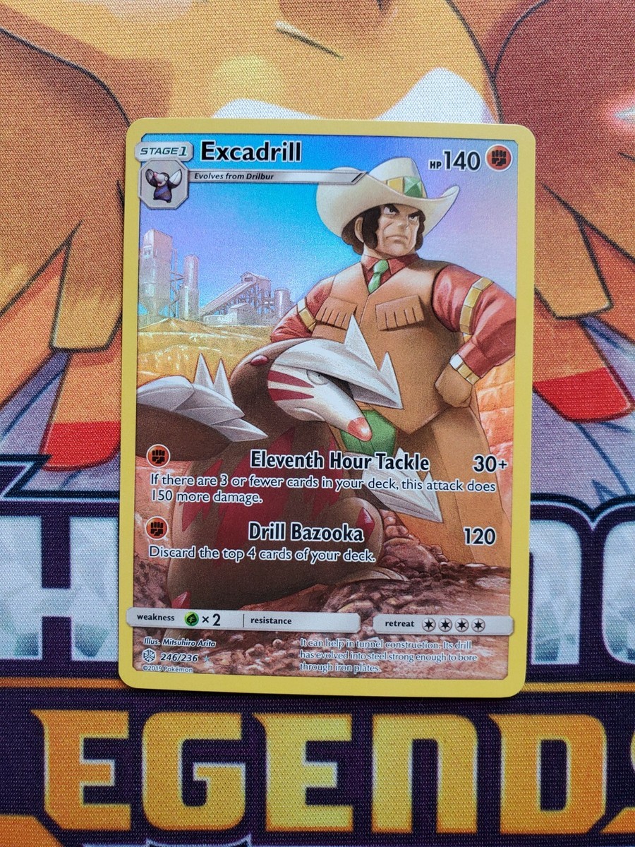 Excadrill 246/236 Cosmic Eclipse NM Full Art Secret Rare Pokemon