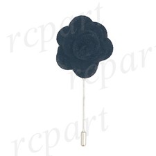 New formal Men's Suit chest brooch Black flower lapel pin wedding fashion