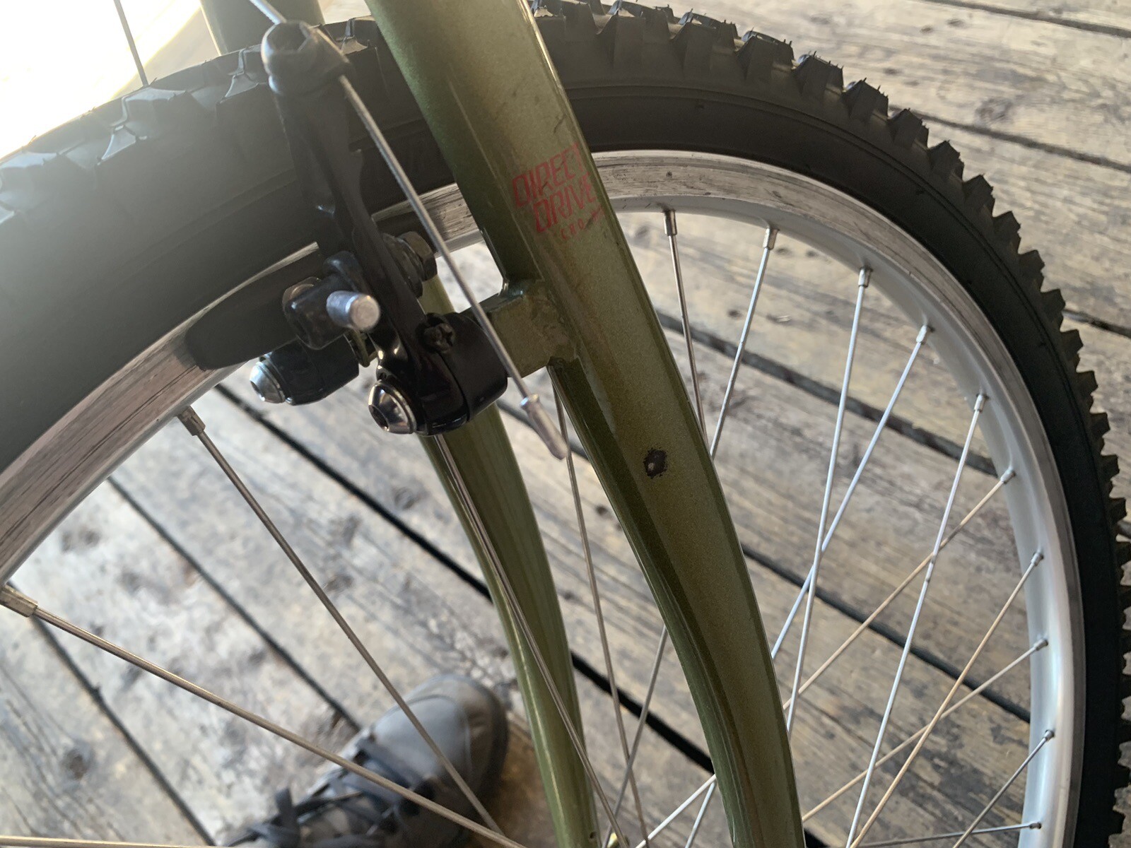1990's Specialized Rockhopper Comp 21&rdquo; Mountain Bike RARE Green Purple Fade