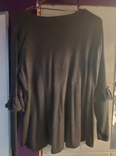 Style & Co Grey Sweater 1X - Picture 2 of 5