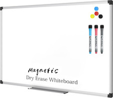 XBoard Magnetic Dry Erase Board/Whiteboard, 36 X 24 Inches Double Sided White Bo