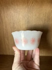 HTF Vintage RIGOPAL HORNO Pyrex Pink Daisy Ramekin Cup ARGENTINA