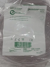 Roscoe Medical 25Ft. Oxygen Tubing w/2 Standard Connectors, TUB-ROS25