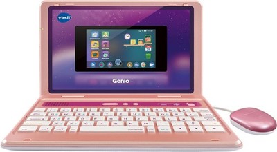 VTECH Kindercomputer School&Go Genio 40 Lernspiele Elternkontrolle pink B-WARE