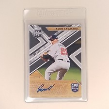 Panini Elite Extra Edition 2019 Jason Savacool Autograph #18U-JS /99 Numbered 