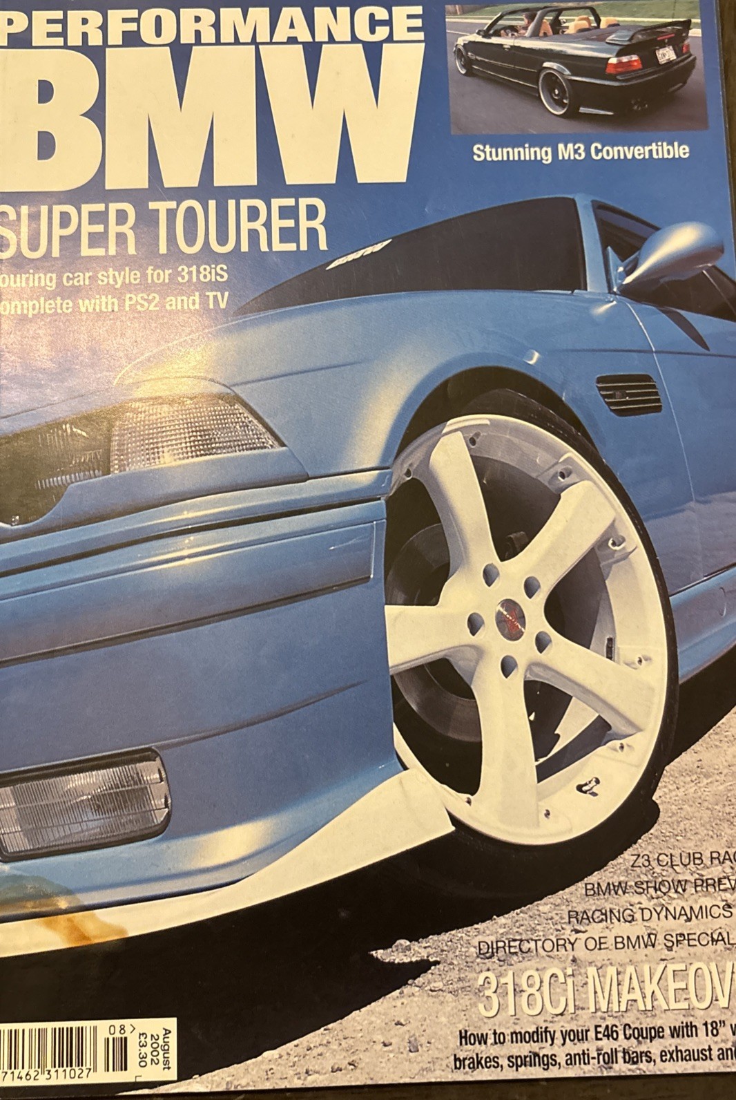 Performance BMW Magazine, August 2002.  NM
